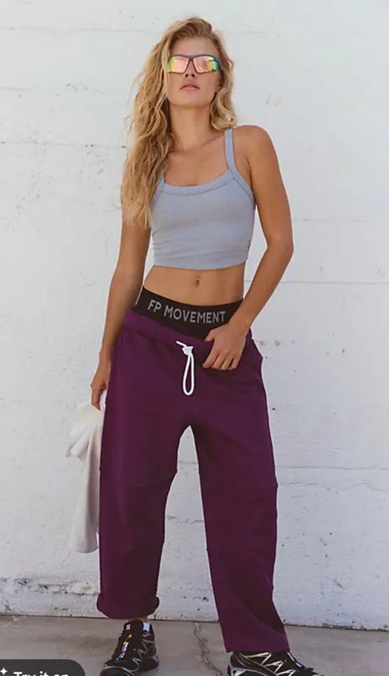 NWT FP Movement Top Score Barrel Pants | Size M
